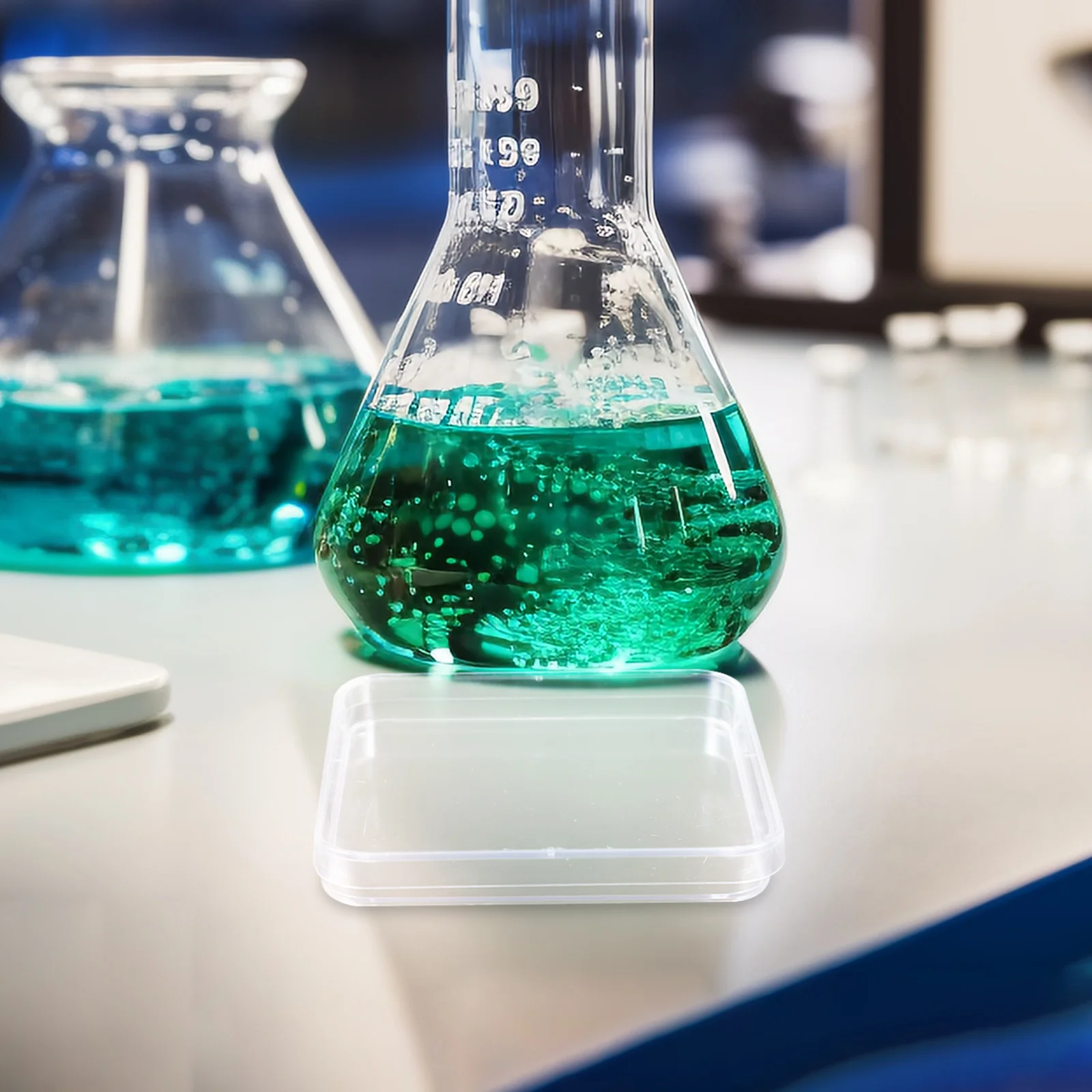 

10pcs Disposable Petri Dishes Plastic Culture Dishes With Lids For Laboratory Science Experiments Agar Plates Equipment Supplies