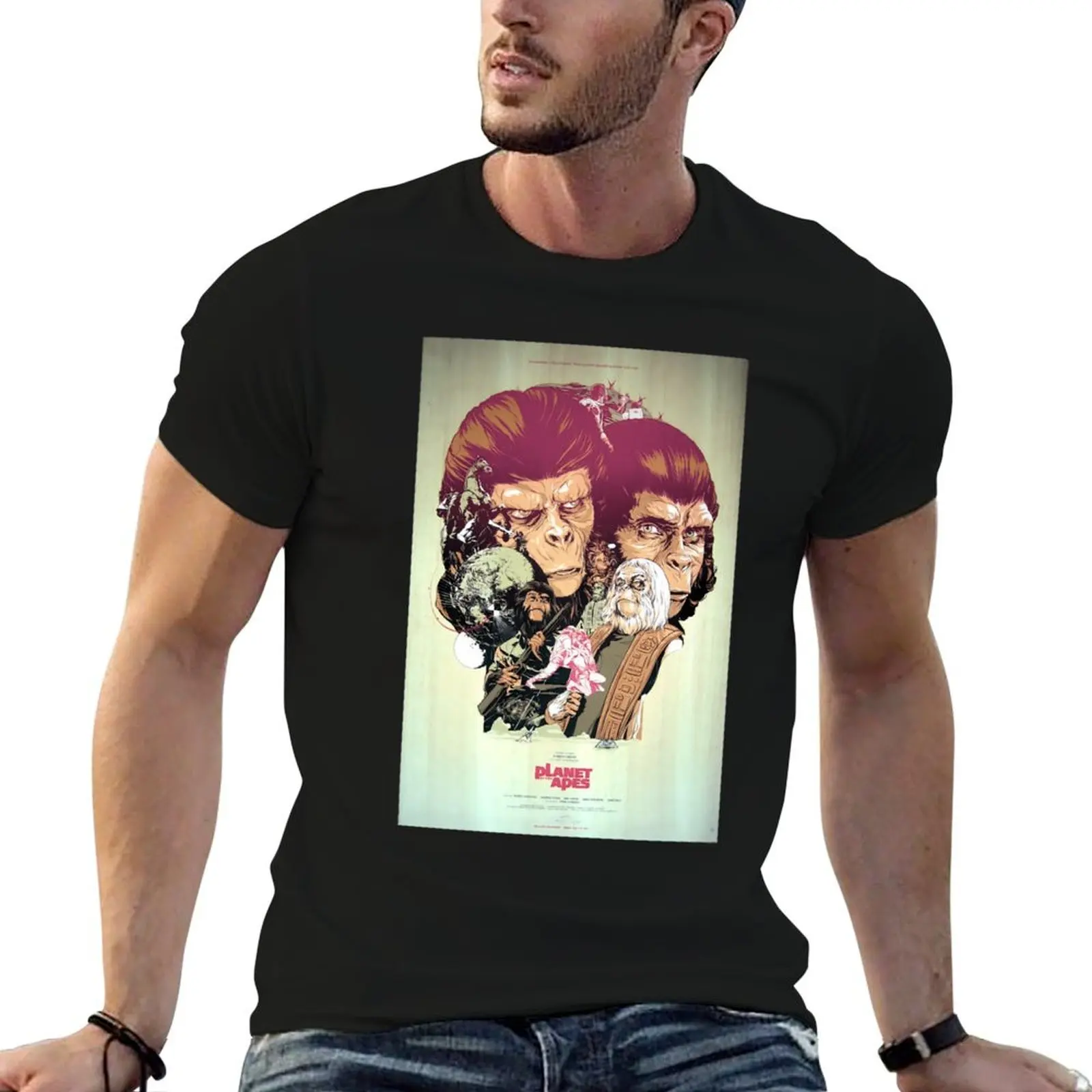 Planet of the Apes \t \t T-Shirt Anti-Pilling Casual T-Shirt