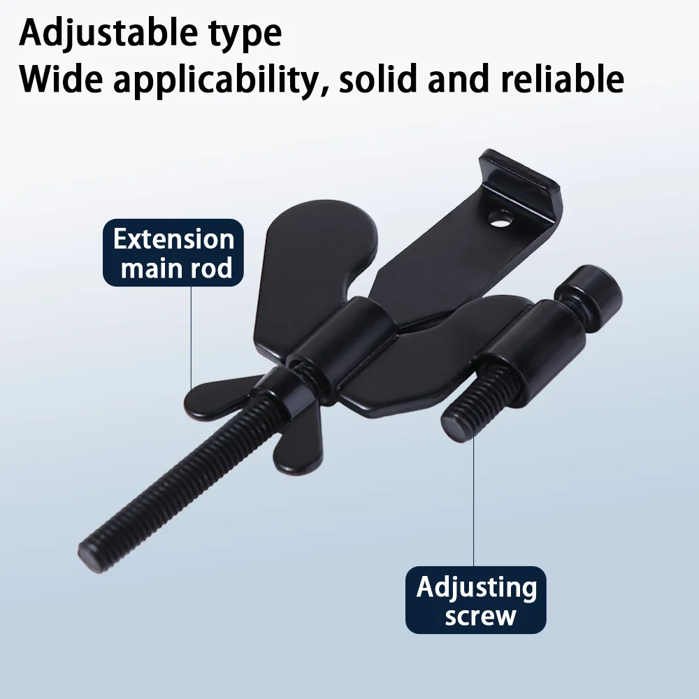 Cerradura de puerta antirrobo impermeable, hebilla de bloqueo portátil a prueba de niños, tapón de puerta de privacidad de aleación de Zinc para viaje