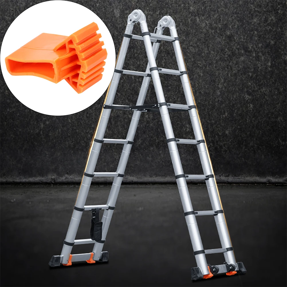 

2pcs Non-Slip Foot Thickened Protective Covers Stabilizer Mats Folding Extension Ladders Durable Floor Protector Wear-Resistant