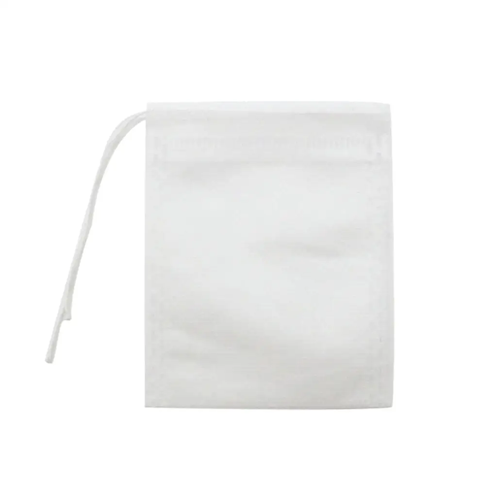 Empty Herb Tea Bag Drawstring Filter Paper Tea Strainer Sachet for DIY Loose Leaf Infusion Teaware Travel Office Camping