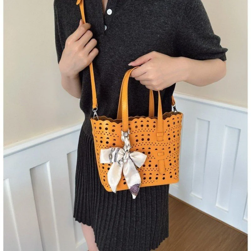 

Premium Women's Tote Bag Crafted From Glen-Printed Leather Featuring Trendy Ljubljana Famous Neat Lightweight Look​