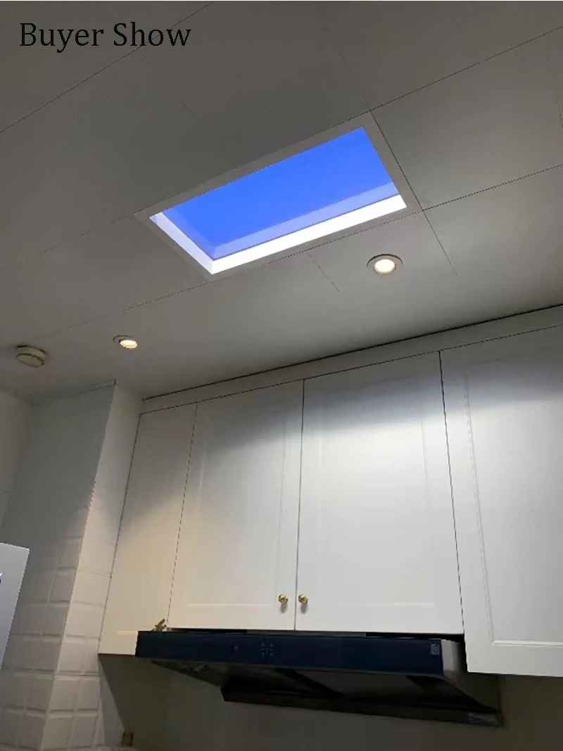 Oberlicht Smart Control Decken leuchte eingebettet LED Decken leuchten für Büro dimmbare Küchen insel Beleuchtung Badezimmer Himmel Licht – Detail 23