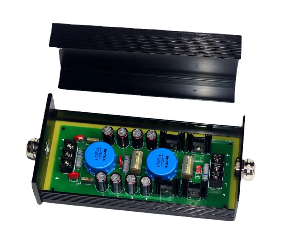 Filtro de purificación de sonido, placa de fuente de alimentación para amplificador de Audio DAC, 250V, 10a