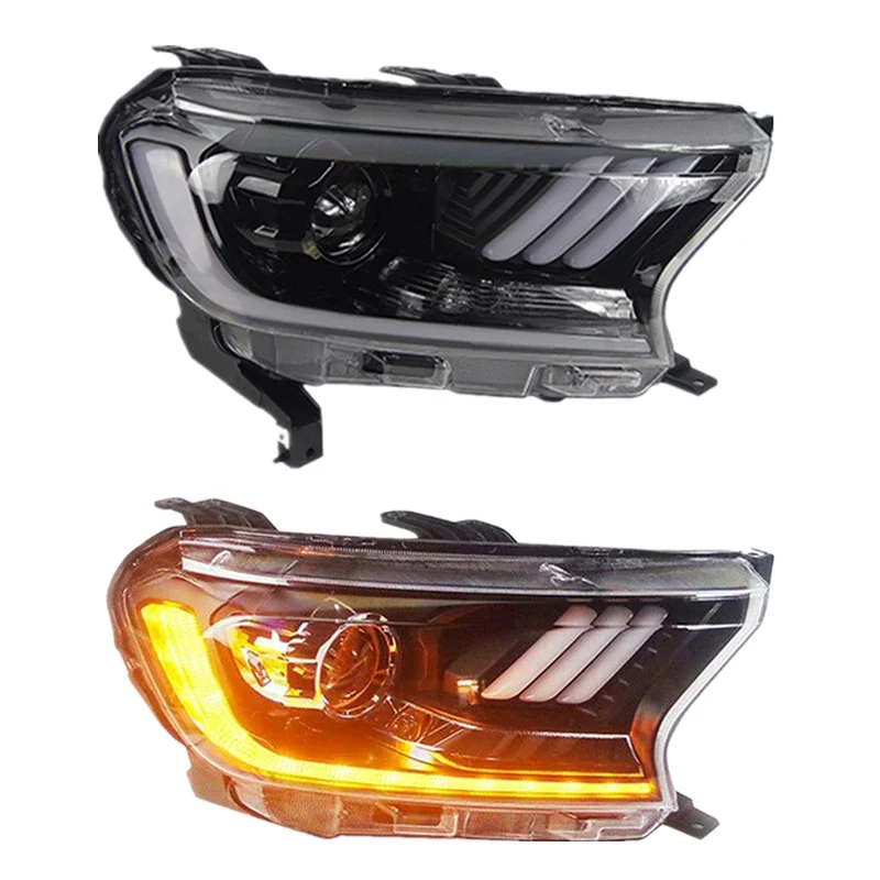 

Car lights led auto headlight head lamp for Ranger raptor mustang style light T8 2018