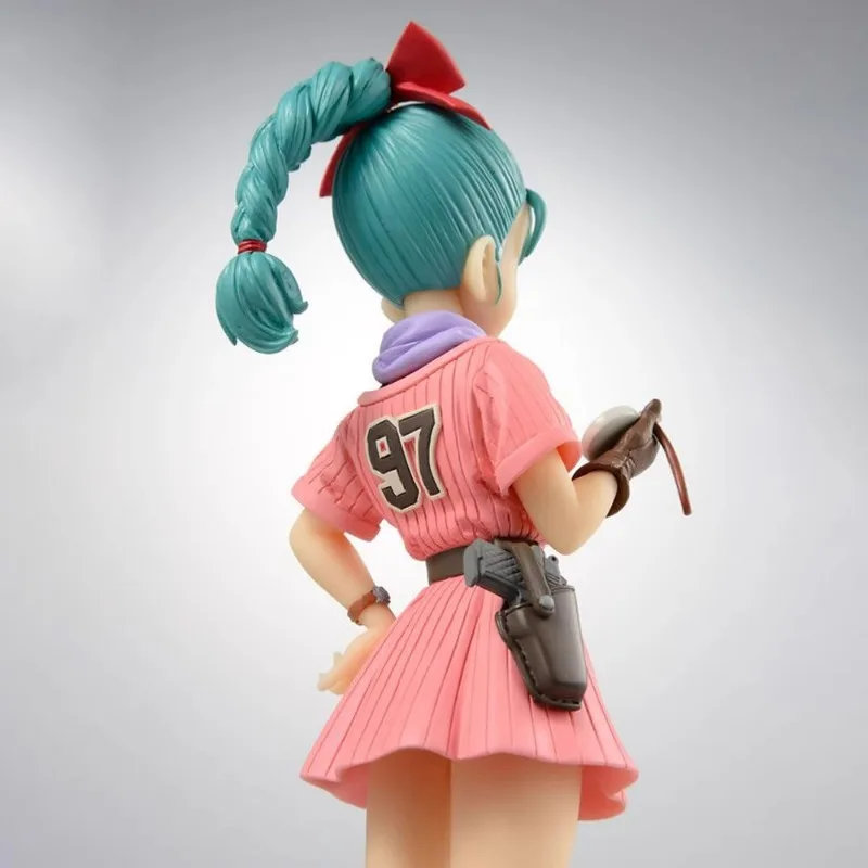 Dragon Ball Kindheit Bulma Figur Animation Zweidimensionale Schöne Mädchen Modell Spielzeug Desktop Chassis Ornament Geschenk
