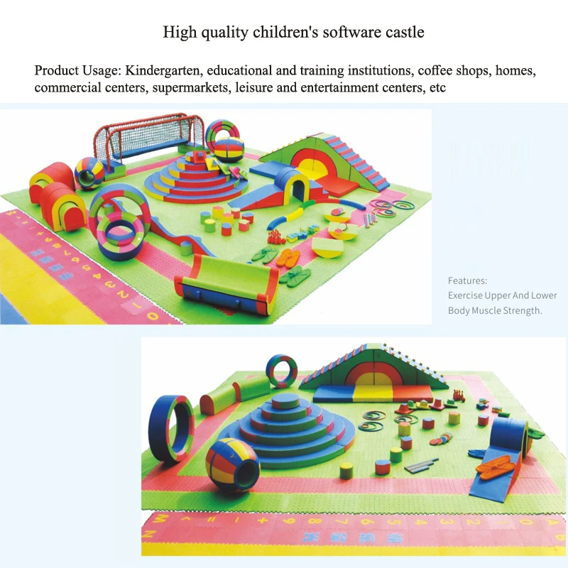 Children Indoor Play Area Equipment Furniture Set Kids Wooden Pretend Play Supermarket Shelves for Nursery School