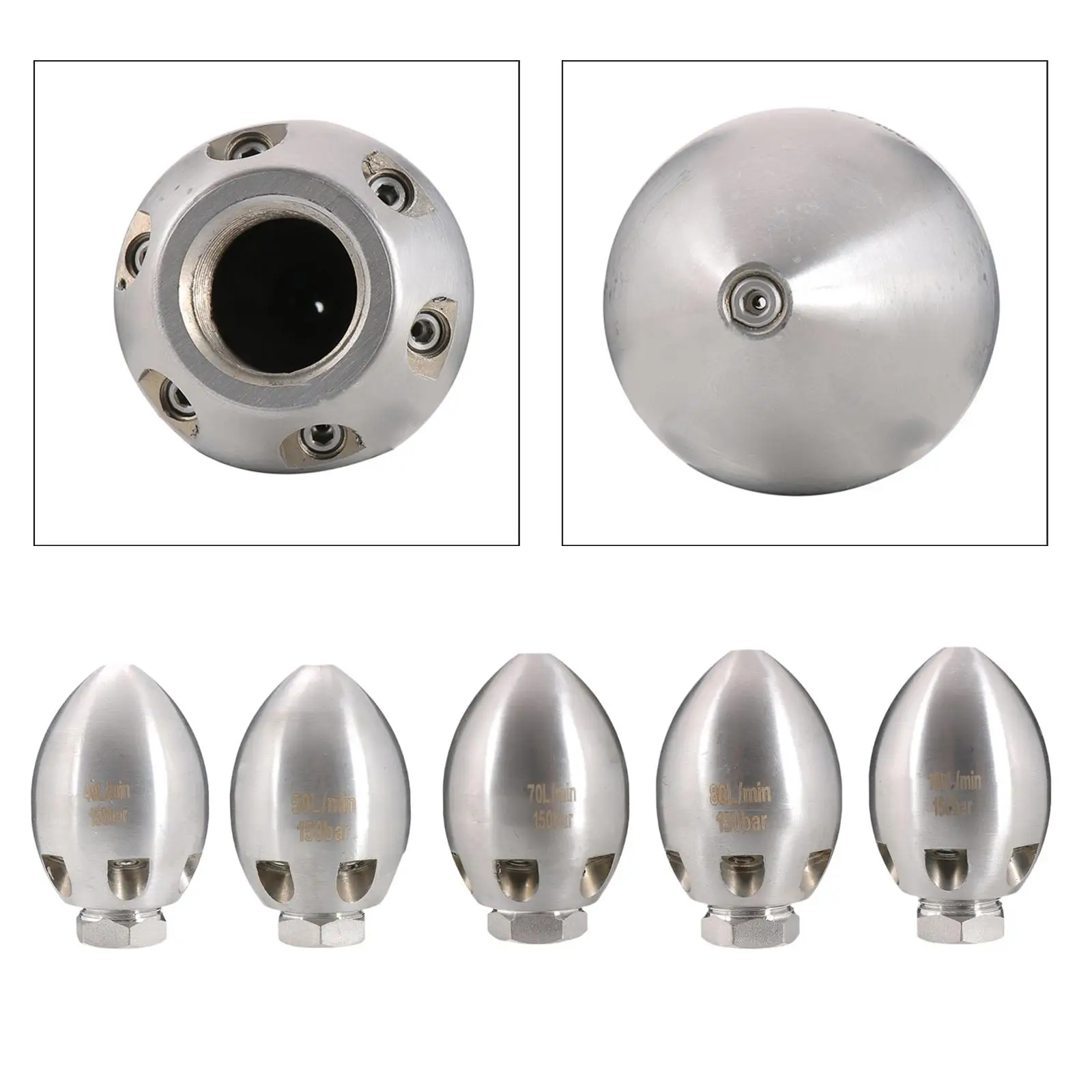 

Sewer Jet Nozzle Cleaning Tips G1/2 G3/8 Female Thread Sewer Nozzle Cleaning Nozzle