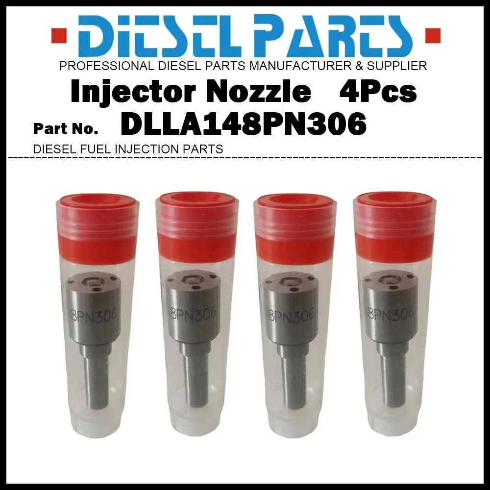 

4x Injector Nozzle DLLA148PN306 for NISSAN NV350 Caravan Patrol Safari 3.0d ZD30