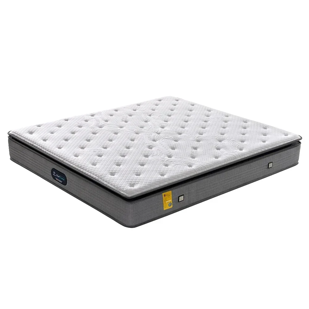 Colchones de muebles de dormitorio doble King Queen, colchón de cama, compresa al vacío, colchones de resorte en espiral, producto en oferta