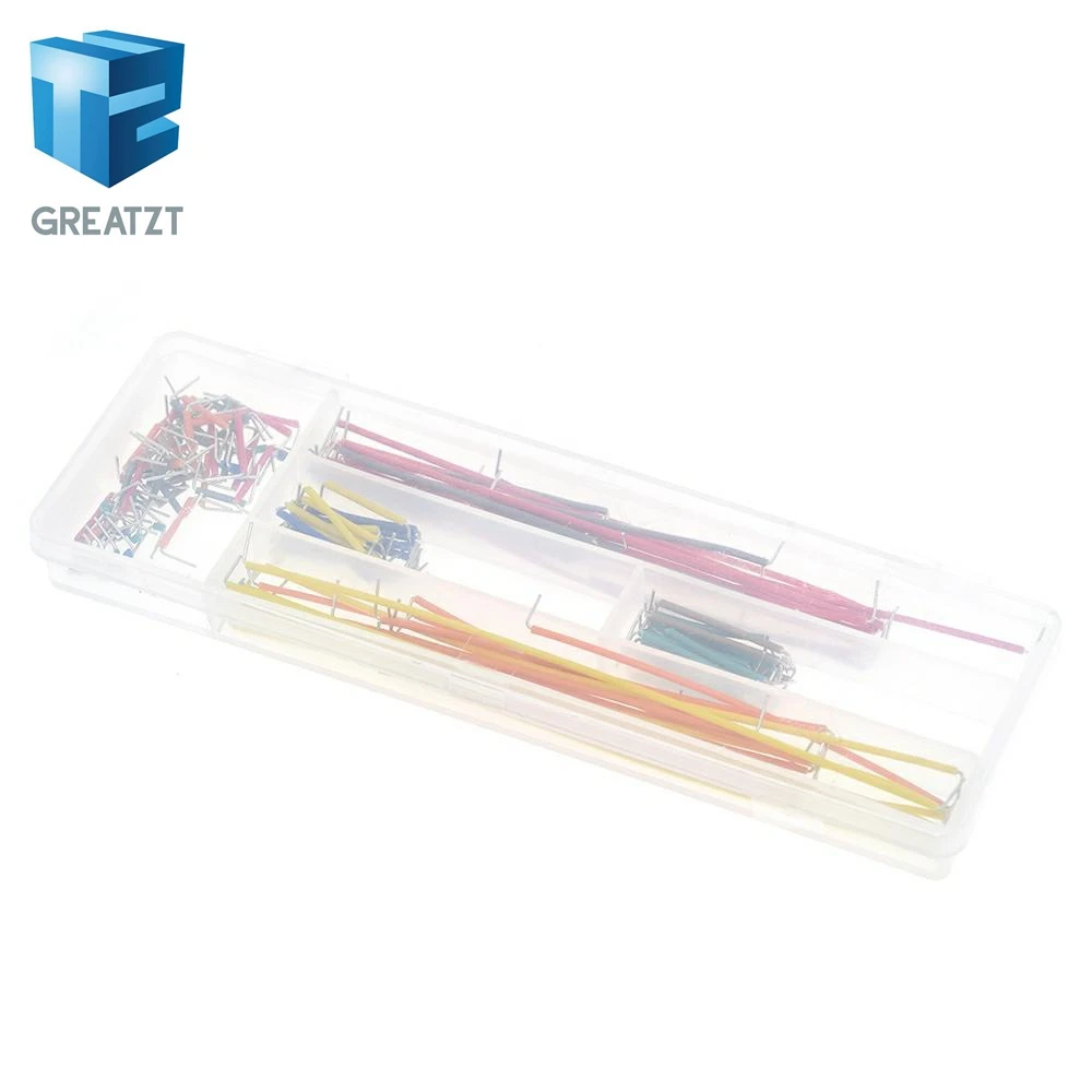 GREATZT 1BOX=140pcs U Shape Solderless Breadboard Jumper Cable Wire Kit For Arduino Shield For raspberry pi Drop