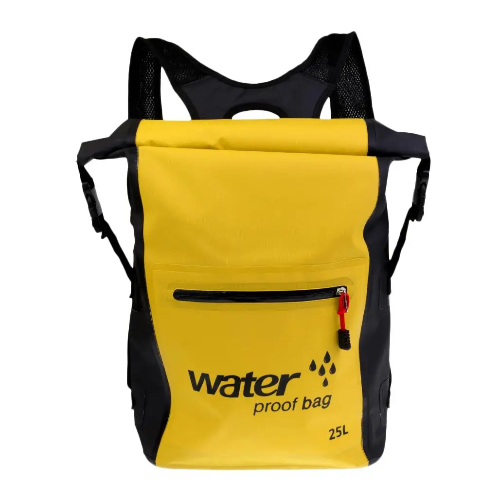 Waterproof Backpack PVC Roll Top Closure Kayak Boat Bag for Canoe Surfing Hiking Climbing Outdoor Use