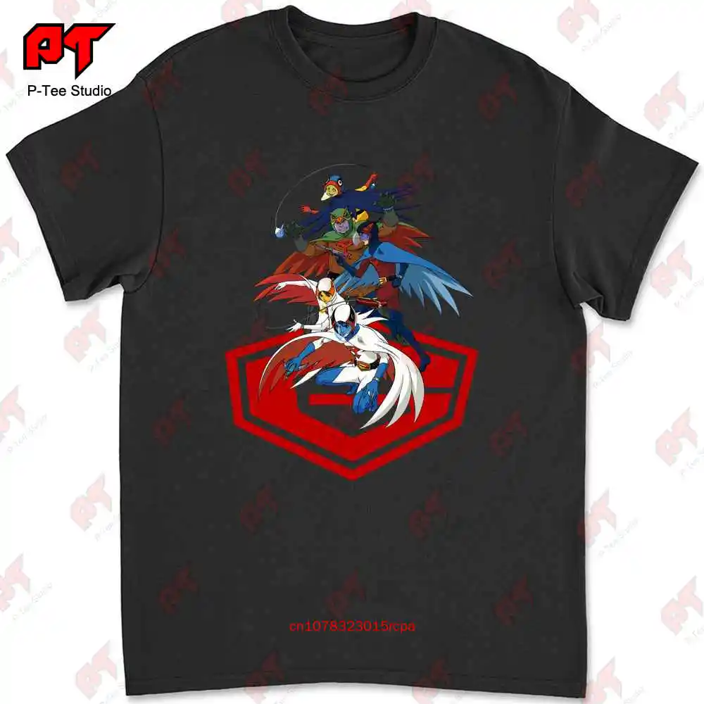 Gatchaman, Anime, G-Force, Insight, Crowds T-shirt OIA1