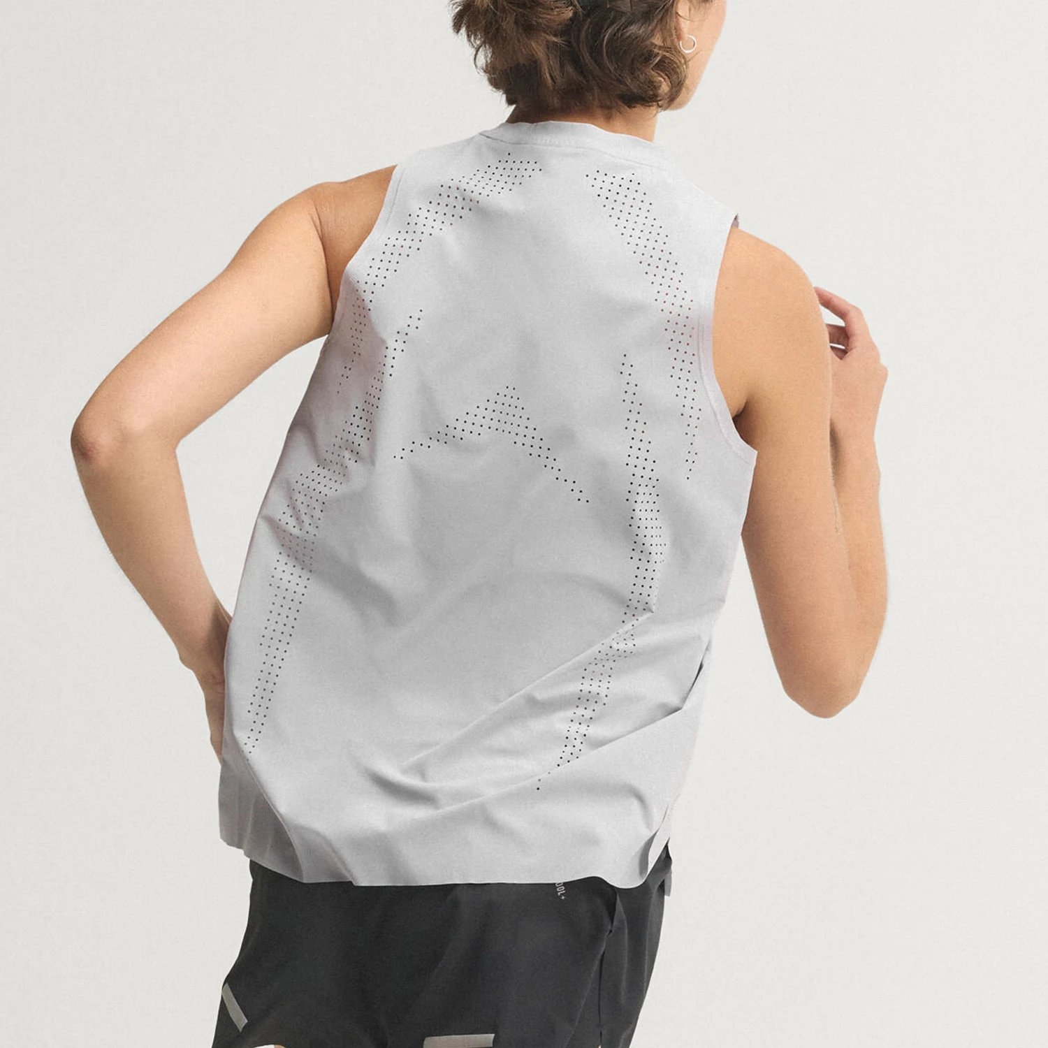 Adidas genuine women's moisture wicking and breathable running vest T-shirt KQ8645