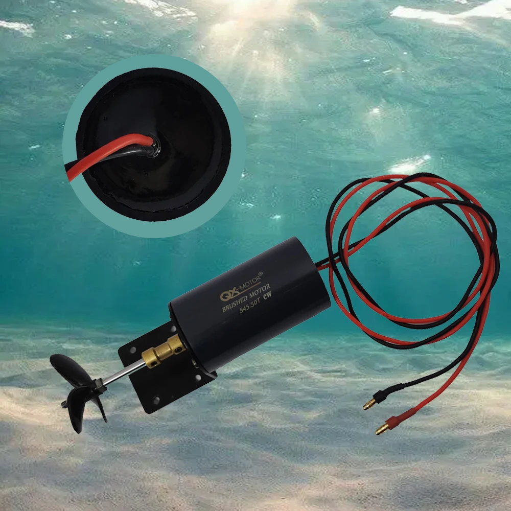 

545 / 50T Underwater propeller 12V 16V brush motor for unmanned / nesting trawler/remote control /duck boat