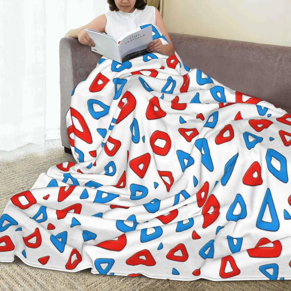 Throw Blanket Togepi Stains Micro Fleece Blanket Four Sizes Fashionable Warm Suitable For Sofa AntiPilling Blanket