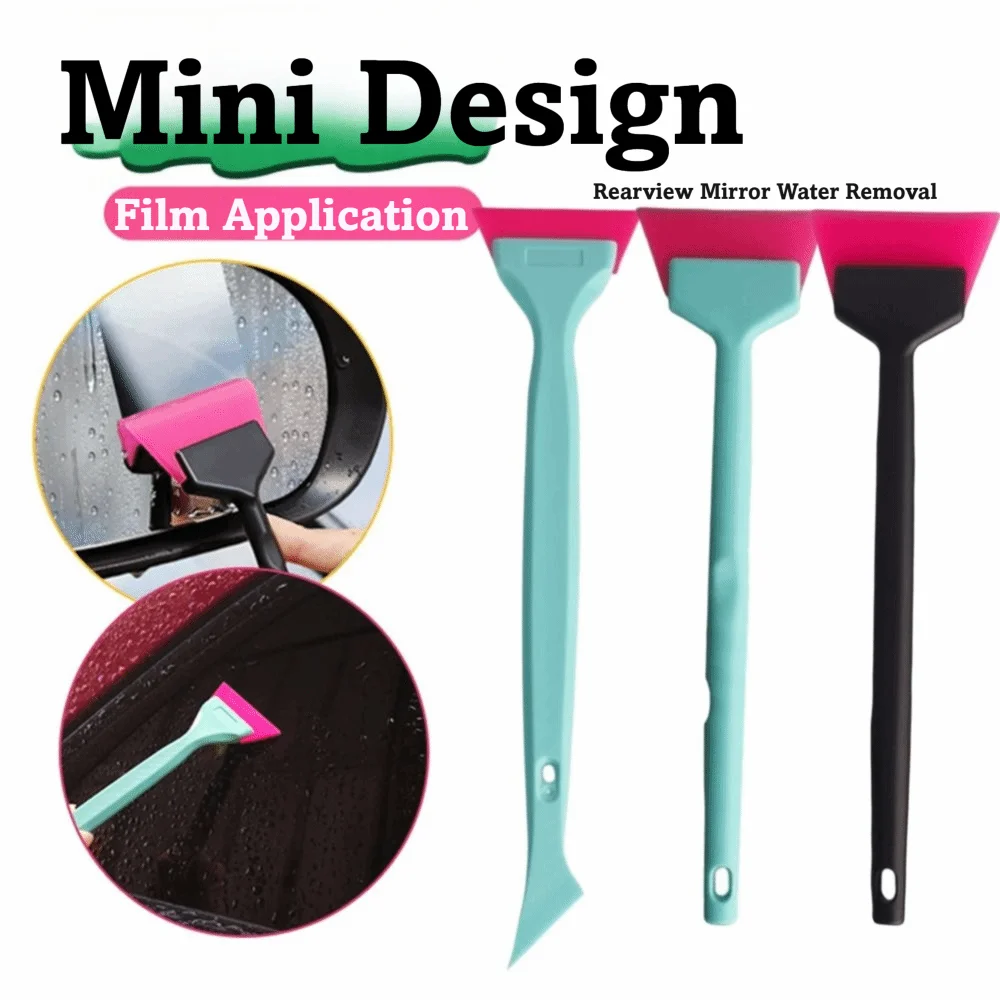 Flexible Rubber 2-in-1 Rubber Squeegee Ergonomic Multi-Purpose PPF Squeegee Edge Tucking Water Removal Window Tint Squeegee