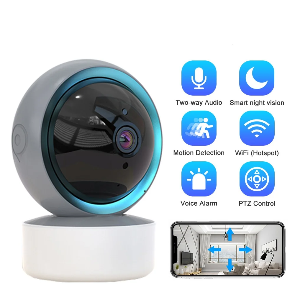 Tuya WIFI Camera 1080P HD Indoor Baby Monitor Smart Home Wireless Night Vision P2P Security Video Surveillance IP Cameras