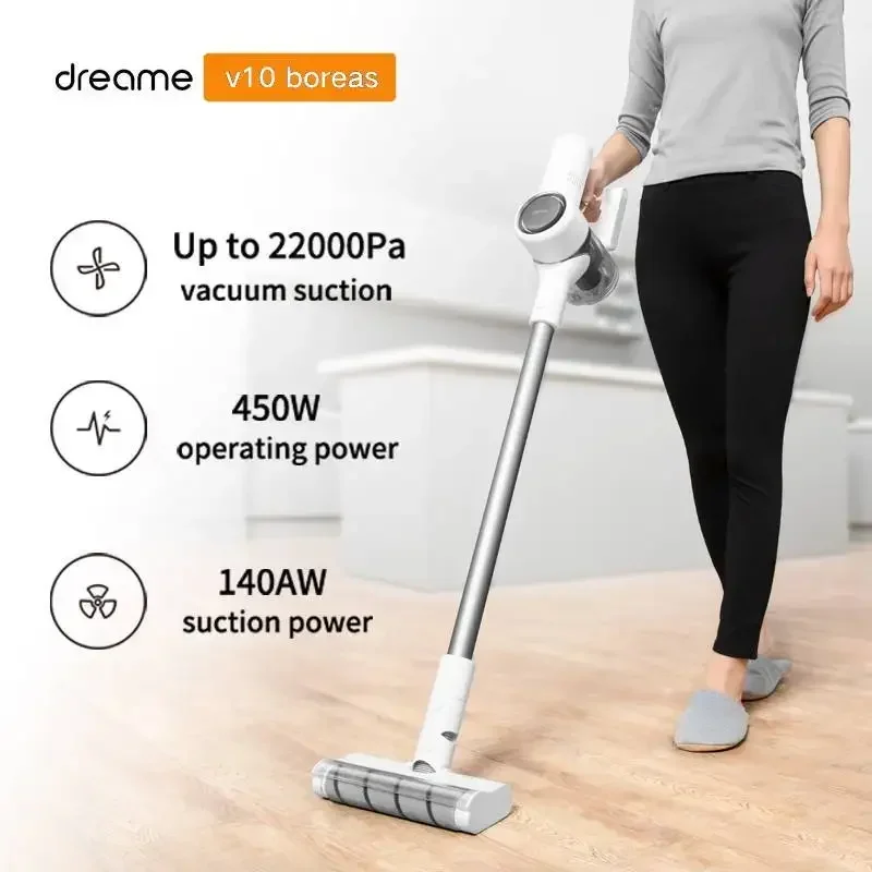 

Original Dreame V10 Handheld Wireless Vacuum Cleaner Portable Cordless Cyclone Filter Carpet Dust Collector Carpet Sweep