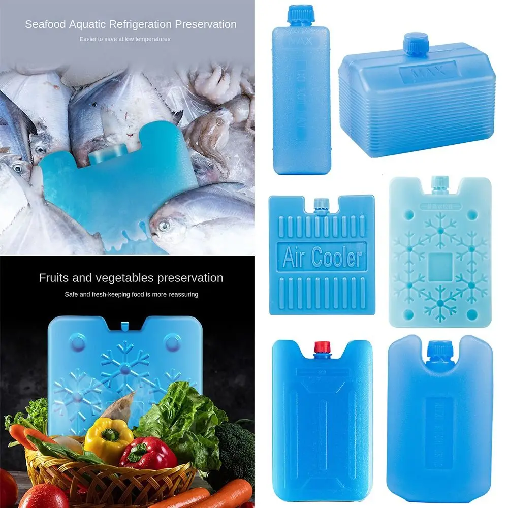 1/2/3PCS New PE Ice Box Refrigeration Reusable Air Conditioning Fan Ice Crystal Box Keep Fresh Ice Crystal Box