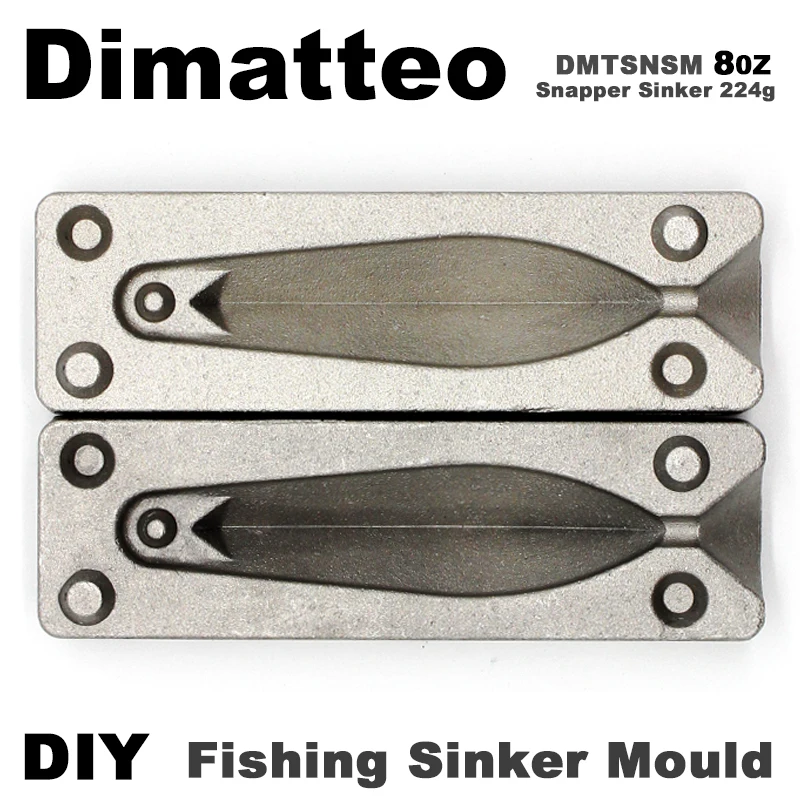 Molde de plomo artesanal Dimatteo – Pargo de pesca deportiva - imagen 2