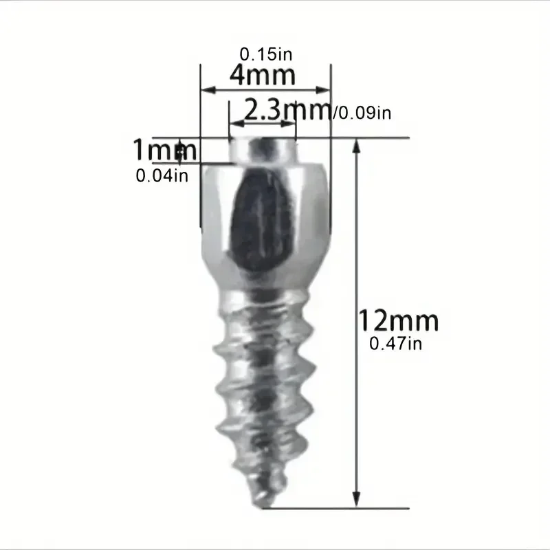 20/100Pcs Univesal Car Winter Anti-Slip Screws Nails Tools Auto Motorcycle Bike Shoe Anti Skid Snow Spikes Studs Screws