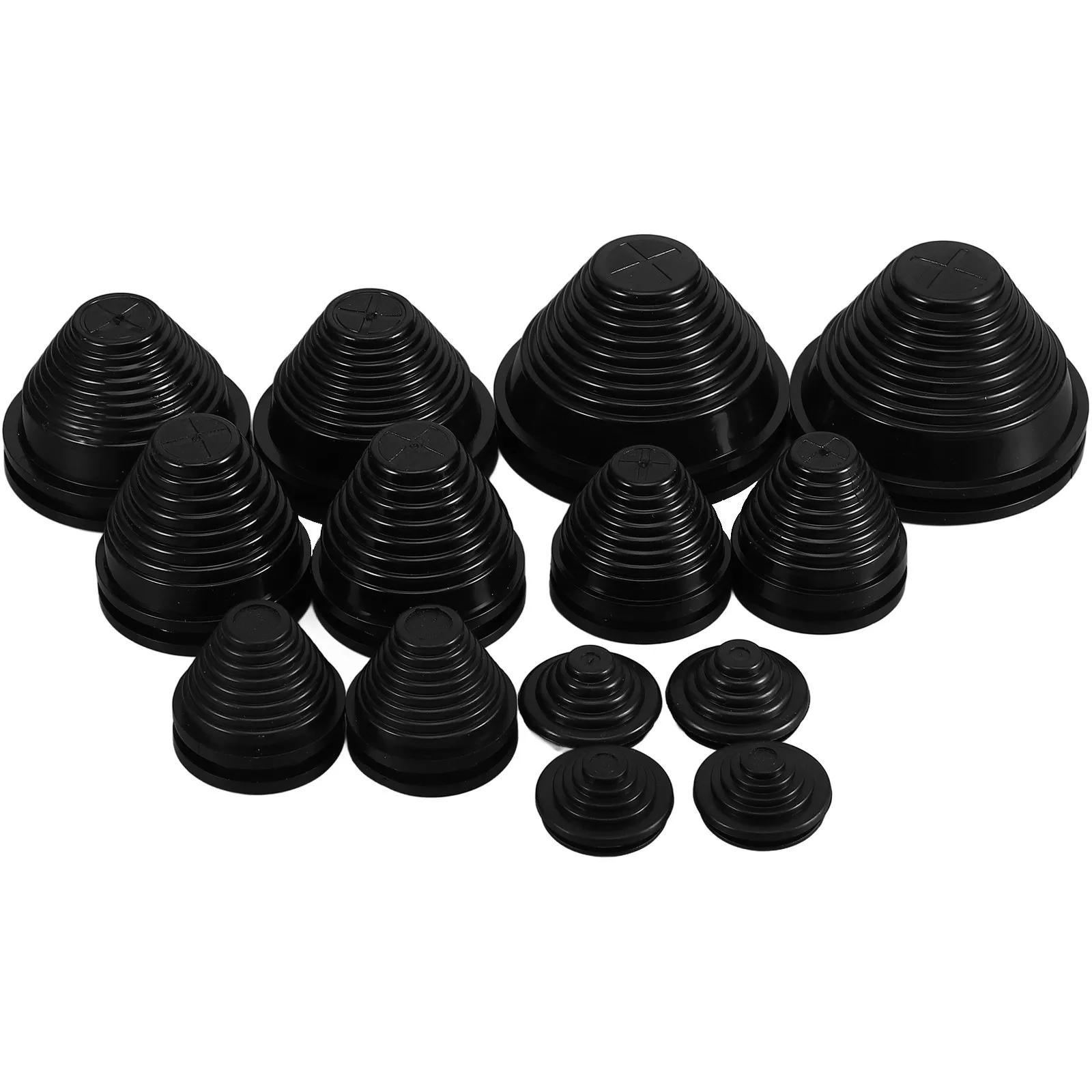 14Pcs Rubber Grommets Variety Sizes Cord Wire Grommet Plug Hole Cover for Cable Entry Protection Distribution Box Switch Box