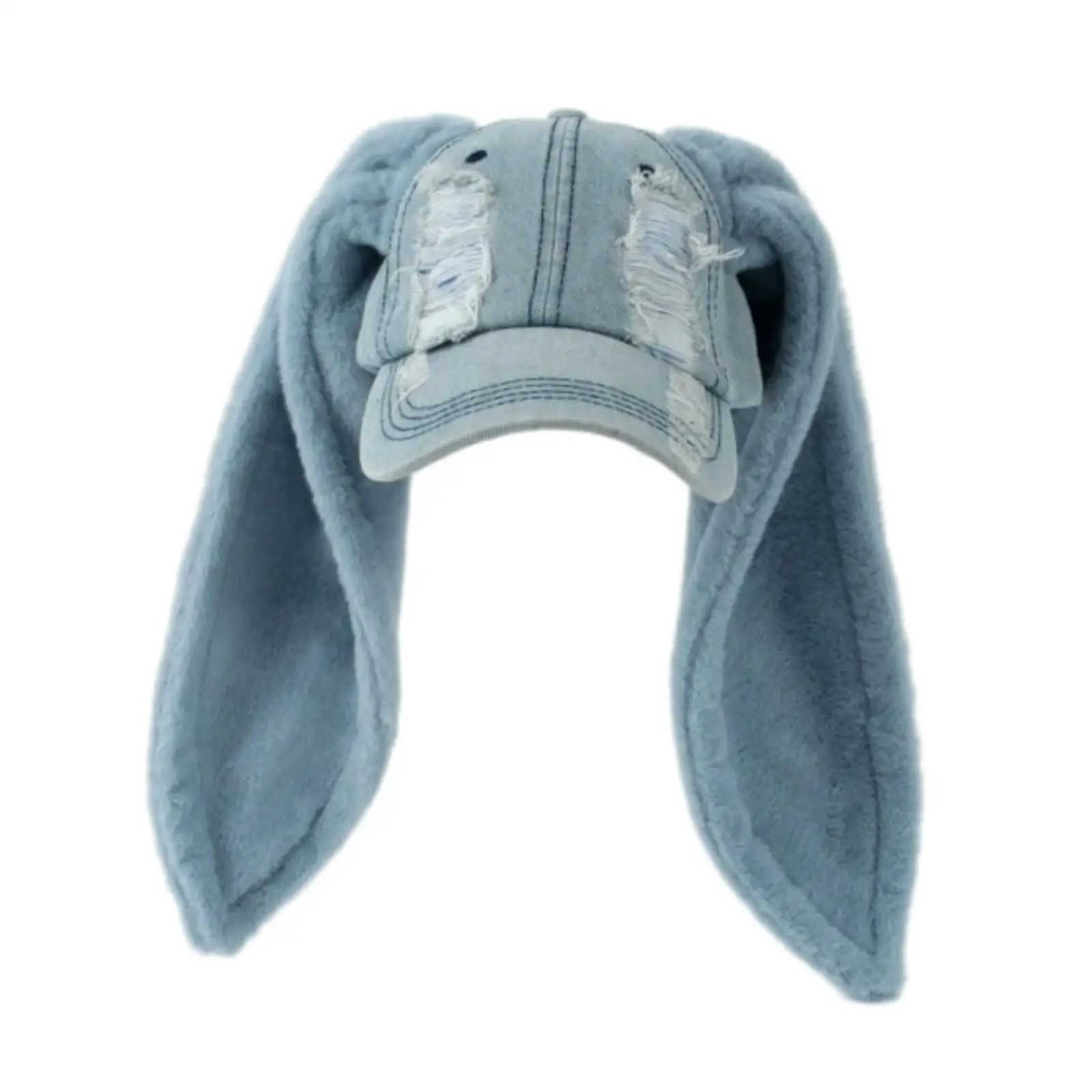 قبعة بيسبول نسائية مع أذن أرنب طويلة قابلة للتنفس، قبعة أذن أرنب عالمية مناسبة لعطلة النشاط والحفلات الصيفية