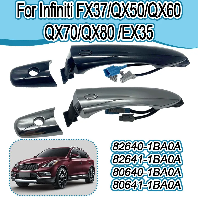 

Наружная дверная ручка для Infiniti FX37 QX50 QX60 Nissan Armada с индуктивным датчиком 80640-1BA0A 80641-1BA0A 80640-1LA0A