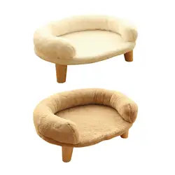 Comfortable Pet Sofa Soft Dog Bed Cushion Nonslip Leg Warm Couch Lounge Puppy Kennel Kitten Nest Cat Bed Pets Accessories