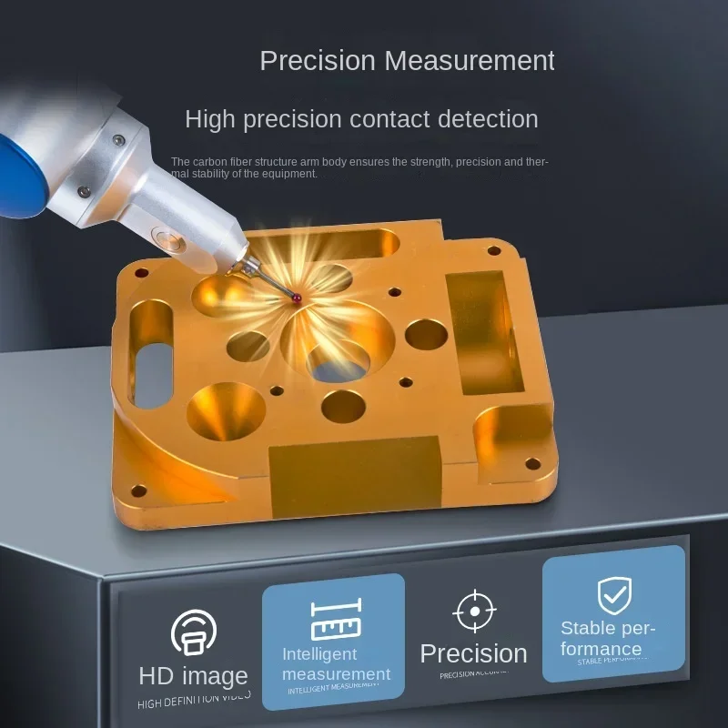 Máquina de medição de braço articulado portátil de três coordenadas, Instrumento de medição, Testador de varredura tridimensional