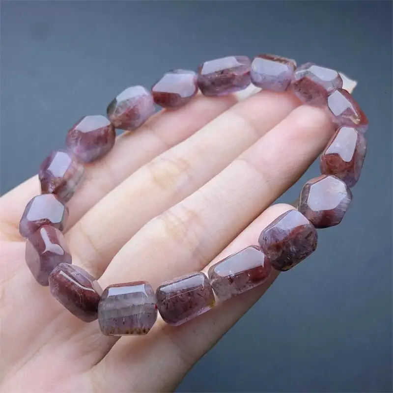 

Natural Freeform Auralite Quartz Bracelet Fashion Personalized Men Women Holiday Exquisite Christmas Gift 1PCS