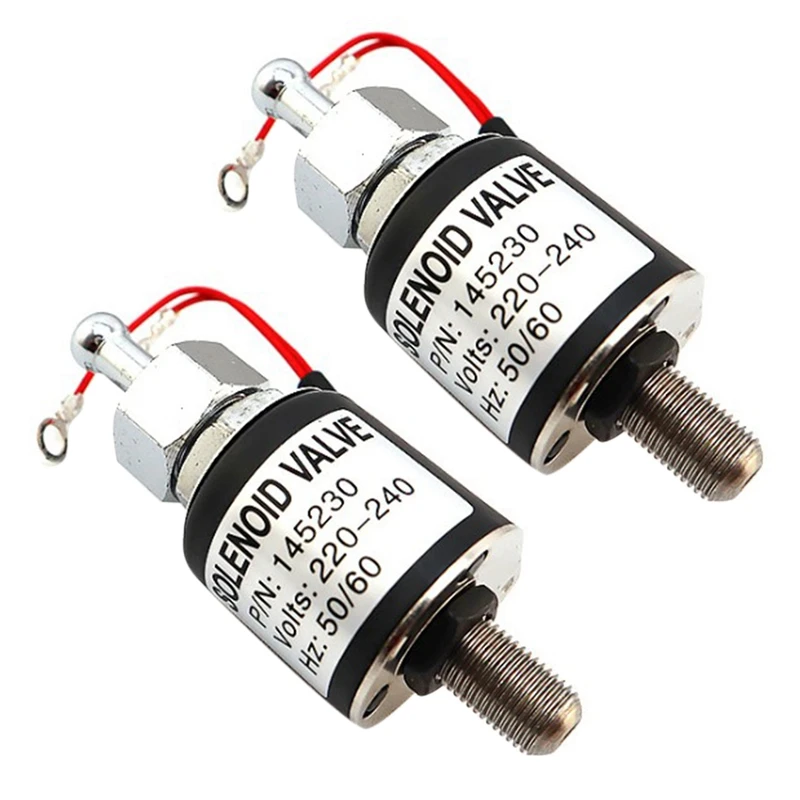 2X Solenoid Valve Sewing Valve 94A/94B Bottle Type Solenoide Iron Fitting Metal Solenoid Valve Sewing Machine