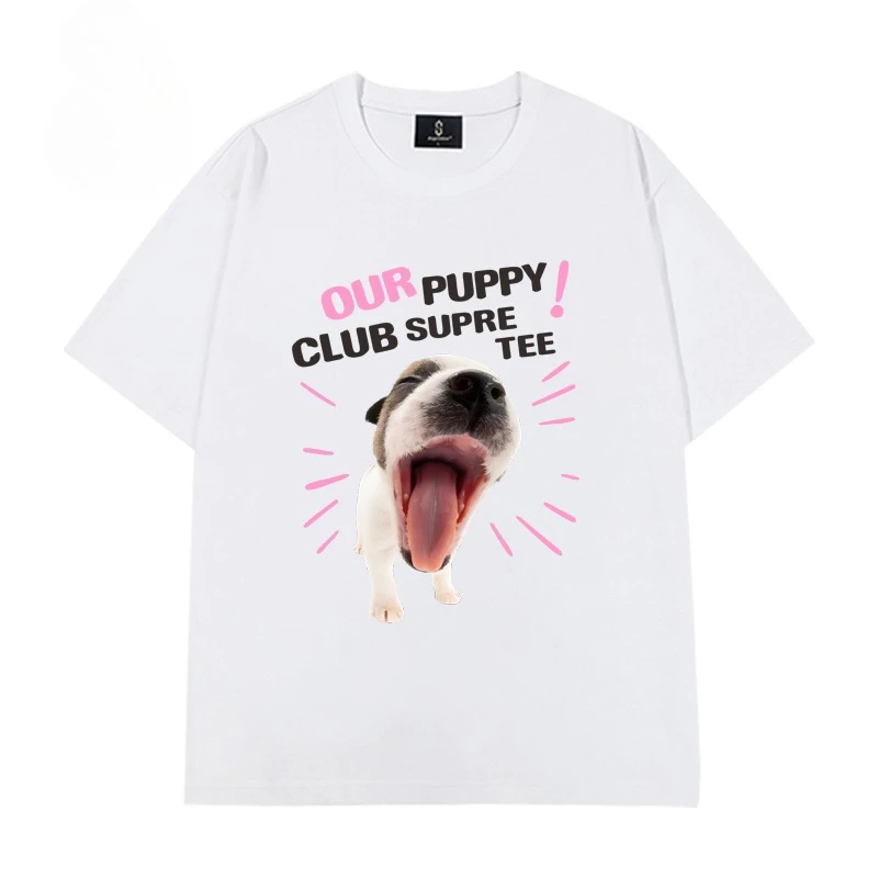 Américain décontracté impression animale marque à la mode à manches courtes hommes et femmes T-shirts Couple hauts 2026 été nouveau Y2k polyvalent