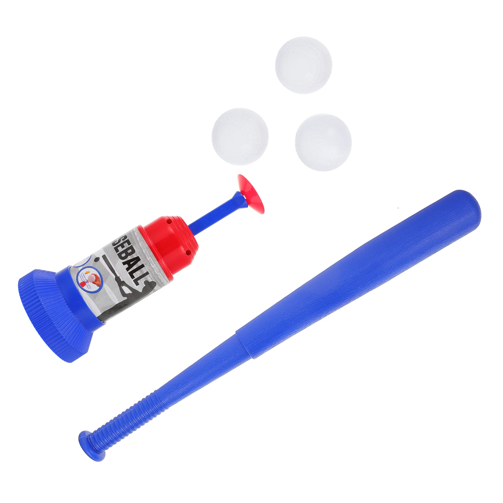 Baseball Training Set Bat Toy Machine Toddler Outdoor Toys Pitching Self-motion Playset Launching Tool