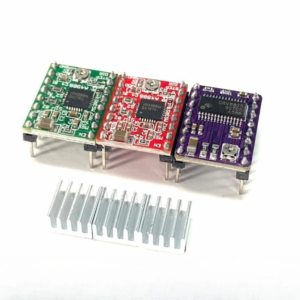 4PCS Reprap Stepper Motor Driver A4988 DRV8825 Step Driver Module For 3D Printer CNC Arduino