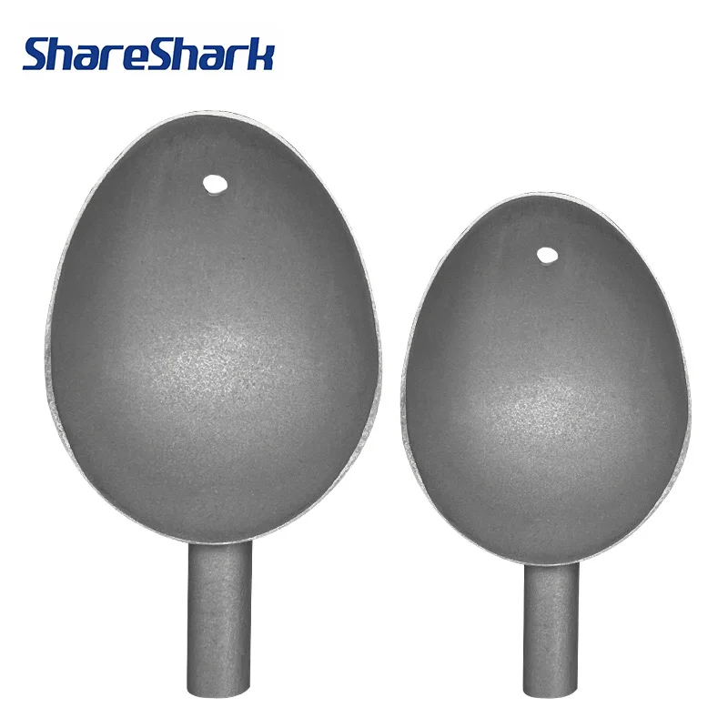 

ShareShark Ложка из титанового сплава Ложка для заброса приманки Антипригарная ложка для приманки Легкая головка ложки Рыболовные снасти