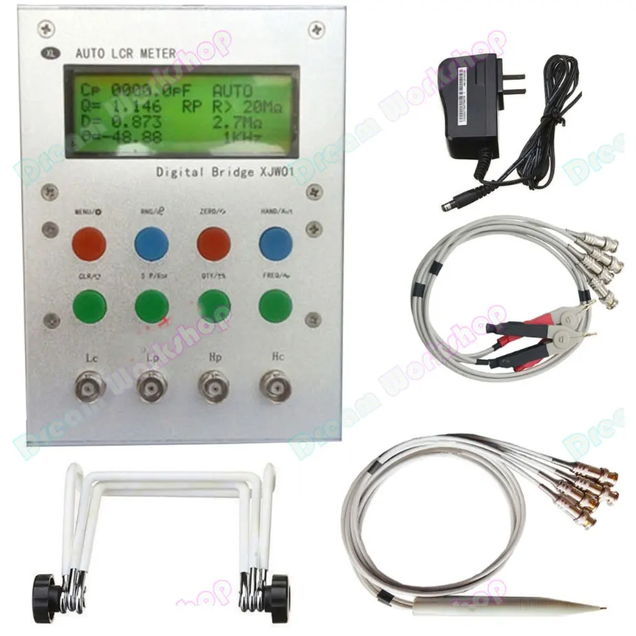 XJW01 LCR digital bridge tester, inductance,capacitor, resistor,watchband, ESR Kit