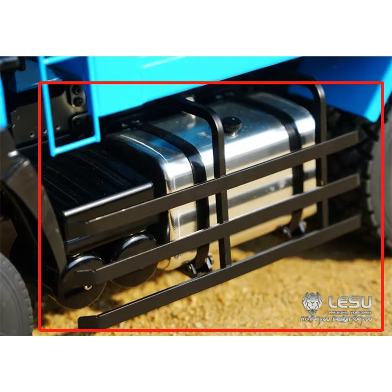 LESU 1/14 Tamiya dump truck model modification accessories side decoration bumper LS-20160811-2