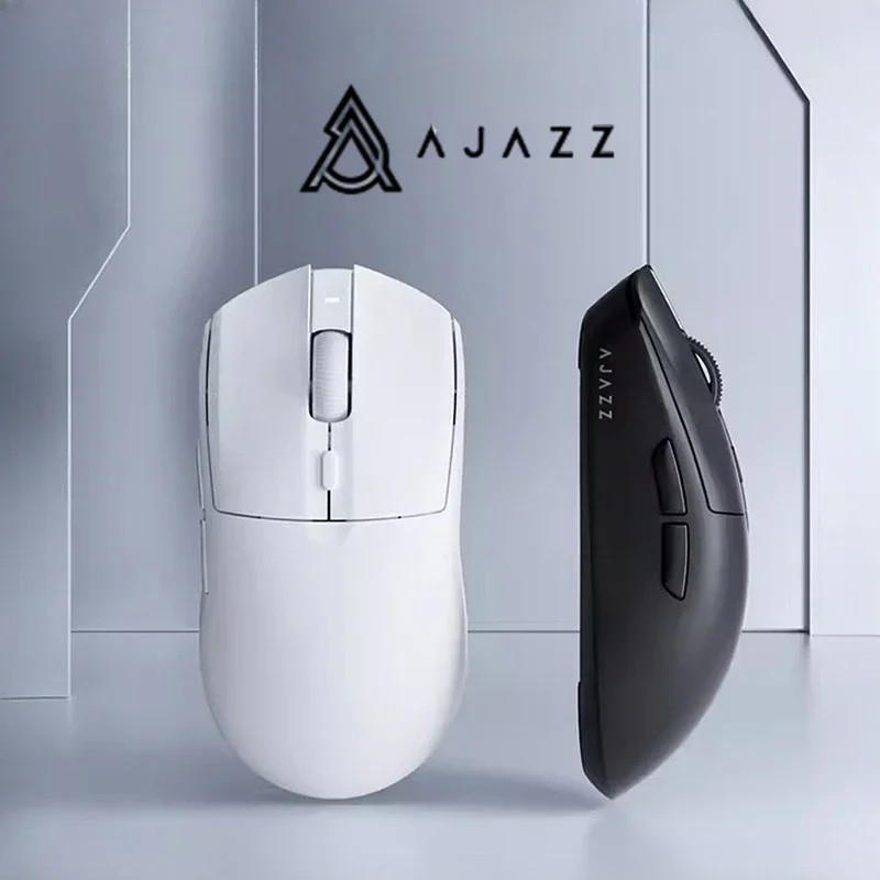 Imagem -02 - Ajazz-mouse para Jogos sem Fio 2.4ghz com Fio Bluetooth Laptop pc Mouse Óptico Aj139pro