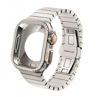 Funda + correa para Apple Watch Band 10 42 46mm Ultra 2 49mm 9 8 7 6 SE 5 carcasa protectora de Metal de acero actualización Iwatch 49mm 45mm 44mm
