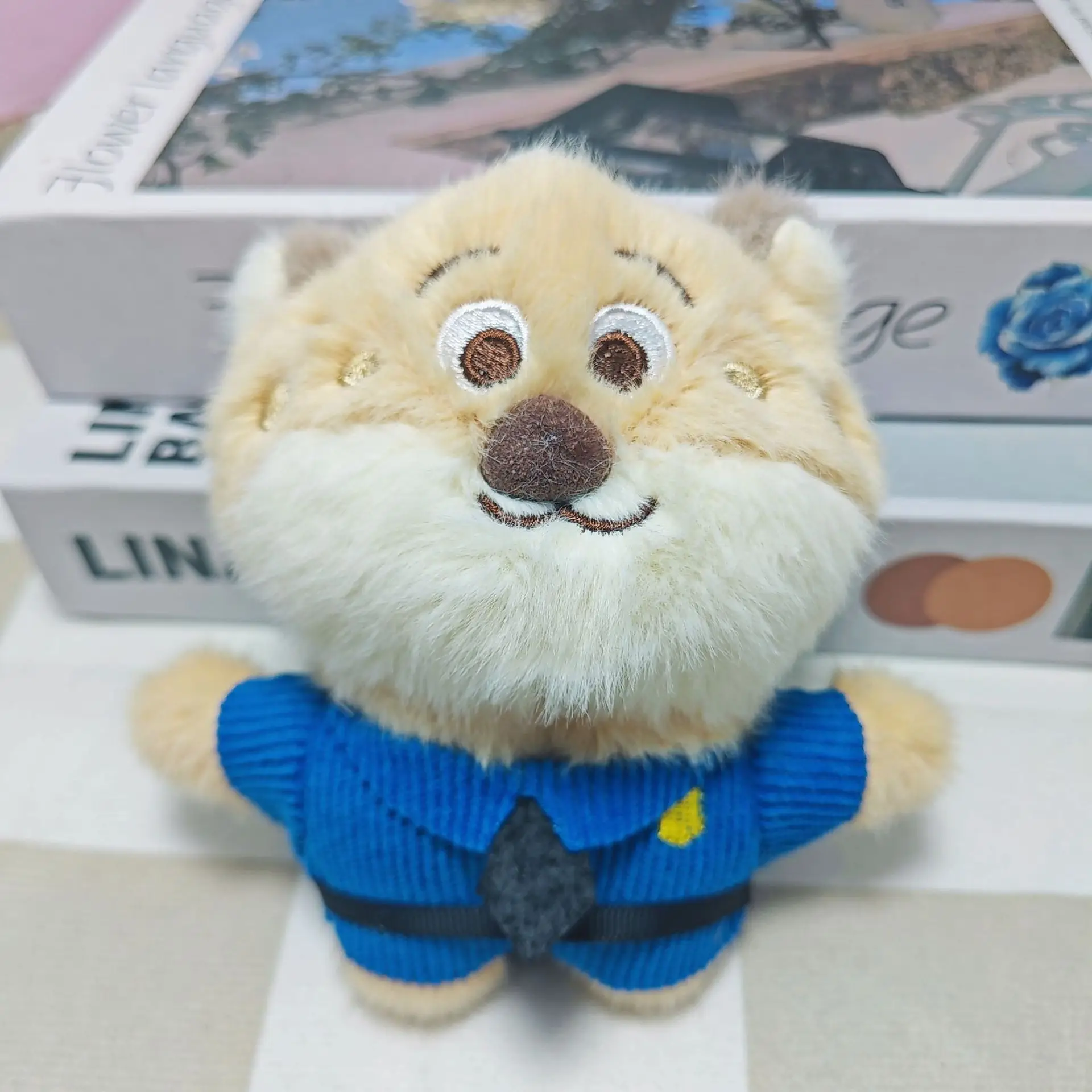 애니메이션 피규어 주디 플러시 백팩 펜던트 플러시 장난감 만화 & 귀여운 인형 키링 어린이 생일 선물