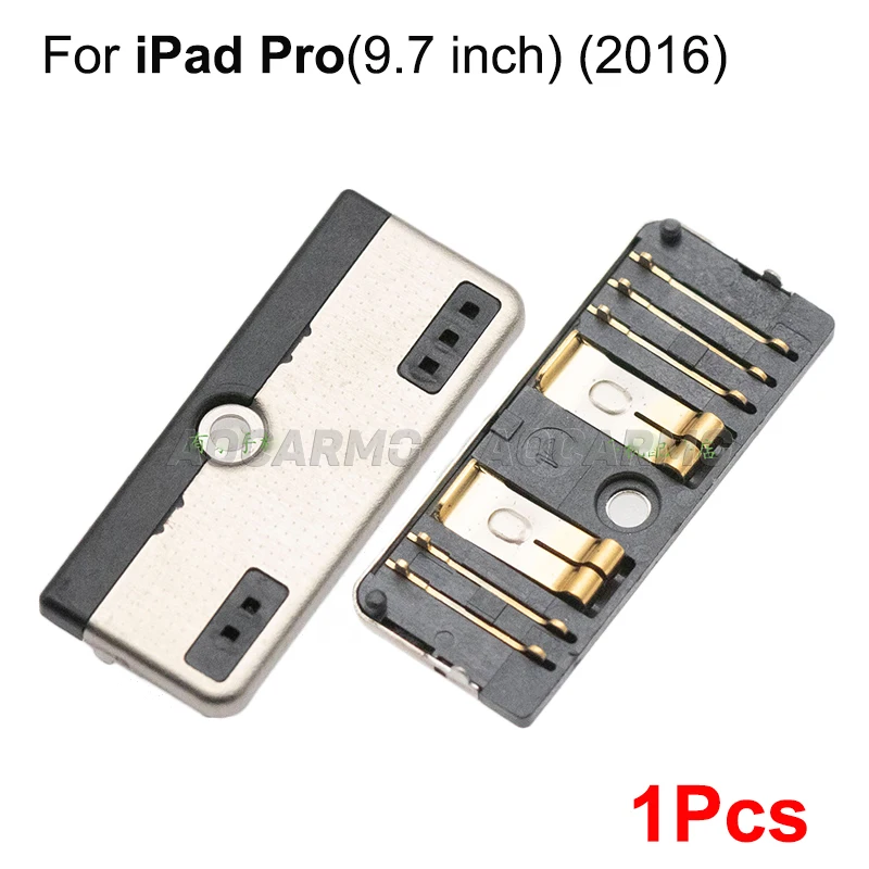 Aocarmo For iPad 5/6/7 2017 2018 2019 10.2 Pro 9.7 10.5 12.9 Battery FPC Connector Contact On Mainboard  For iPad Air Air2 Air3