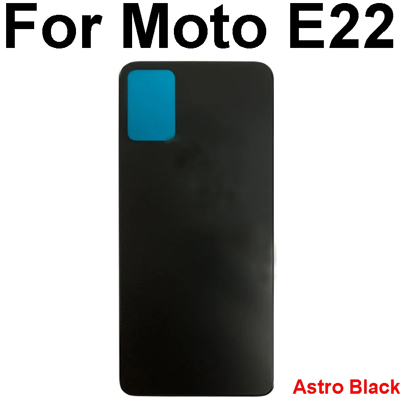 Achterste Batterij Deur Behuizing Voor Motorola Moto E22 E22i E32 E32 Back Accu Behuizing Case Back Cover Onderdelen