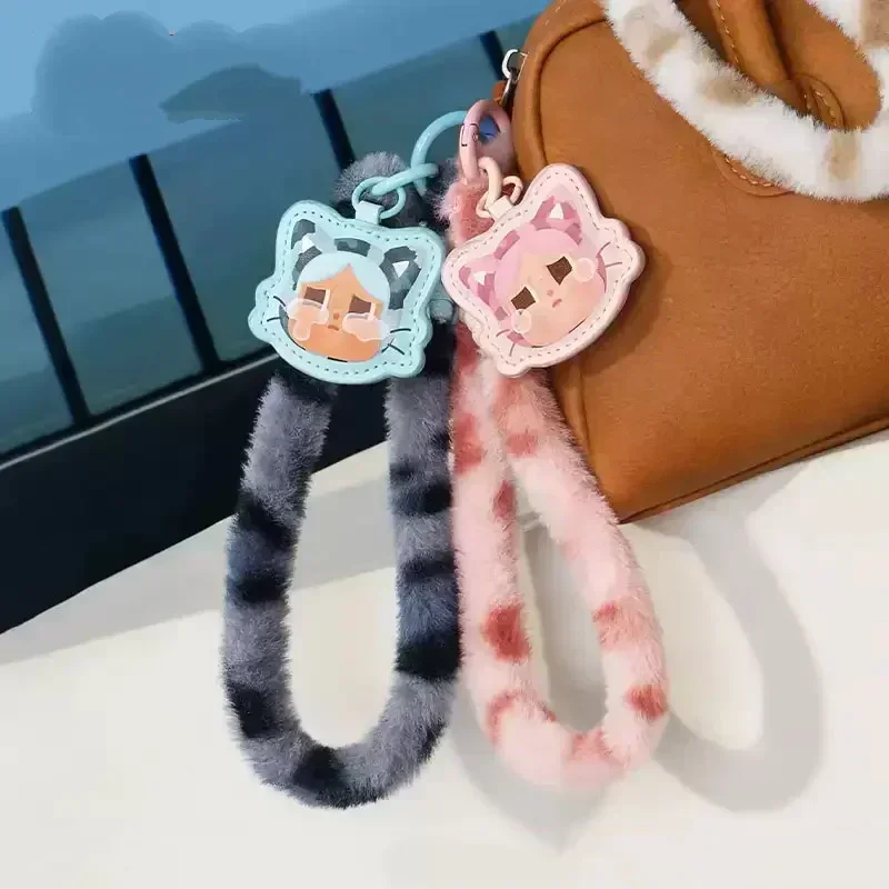 POP MART CRYBABY Wild but Cute Series Mobile Phone Lanyard Kawaii Anime Blind Box Action Figure Surprise Mystery Toy