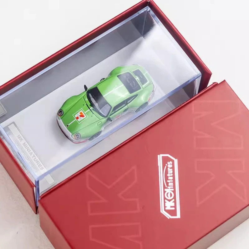 

Миниатюры MK из смолы, масштаб 1/64, 993, 7 одиночных картин/светящейся белой модель автомобиля, статическая коллекция, украшенные праздничные подарки, игрушки