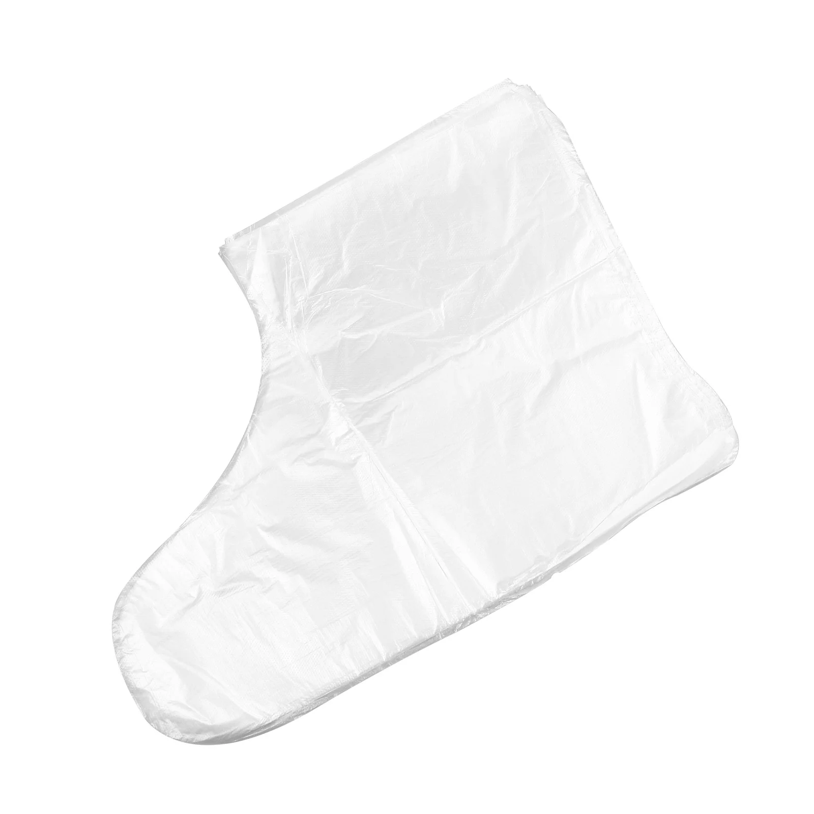 

100pcs Transparent Covers Safe Thick PE Material Disposable Bags Bath Protector Massage Therapy Wax Treatment Skating Foot