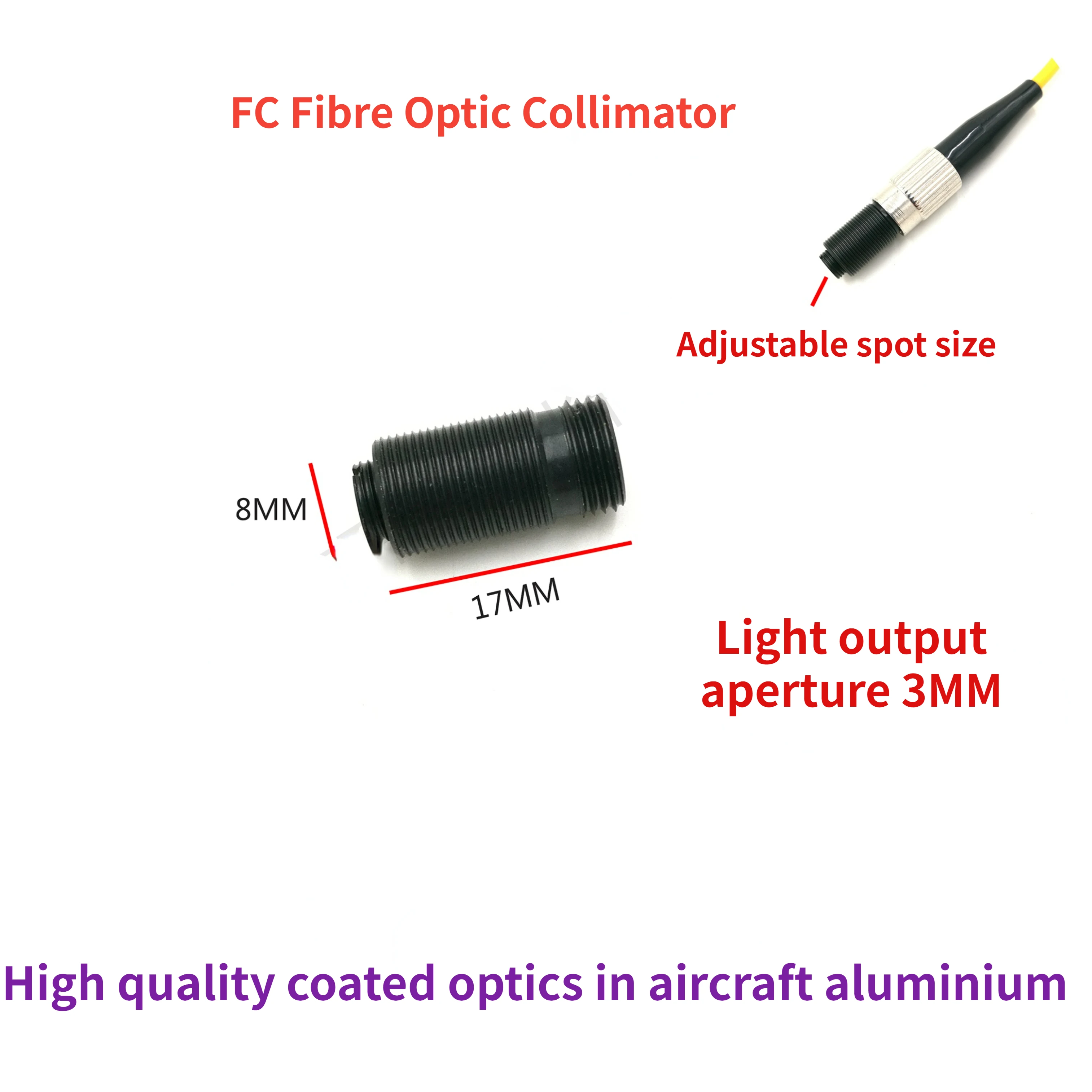 

An Aspheric Collimator for Collimating Mirror of M8fc Fiber Laser