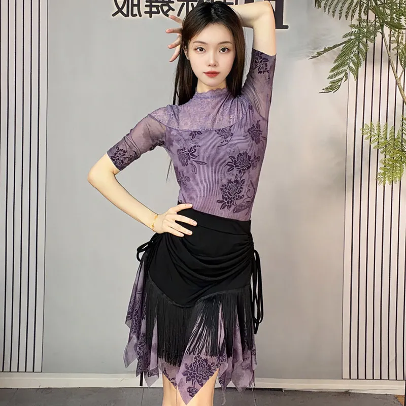 customized-latin-dancewear-practice-clothes-women-tops-irregular-skirt-adult-stage-rumba-cha-cha-samba-dance-performance-costume