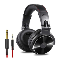 Oneodio Pro-10 Wired Headphones Stereo Professional DJ Headphone with Mic Over Ear Hi-Res Monitor Earphones Bass Headsets